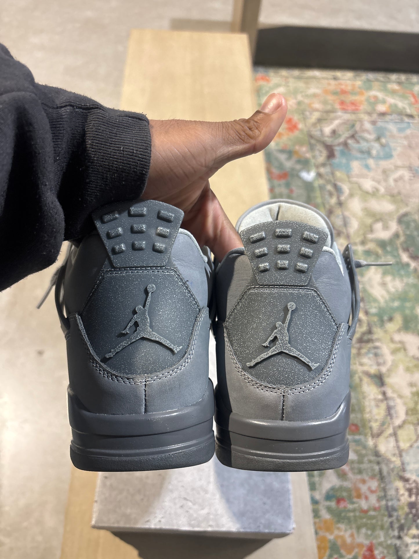 Jordan 4 Wet Cement Used Sz 9.5