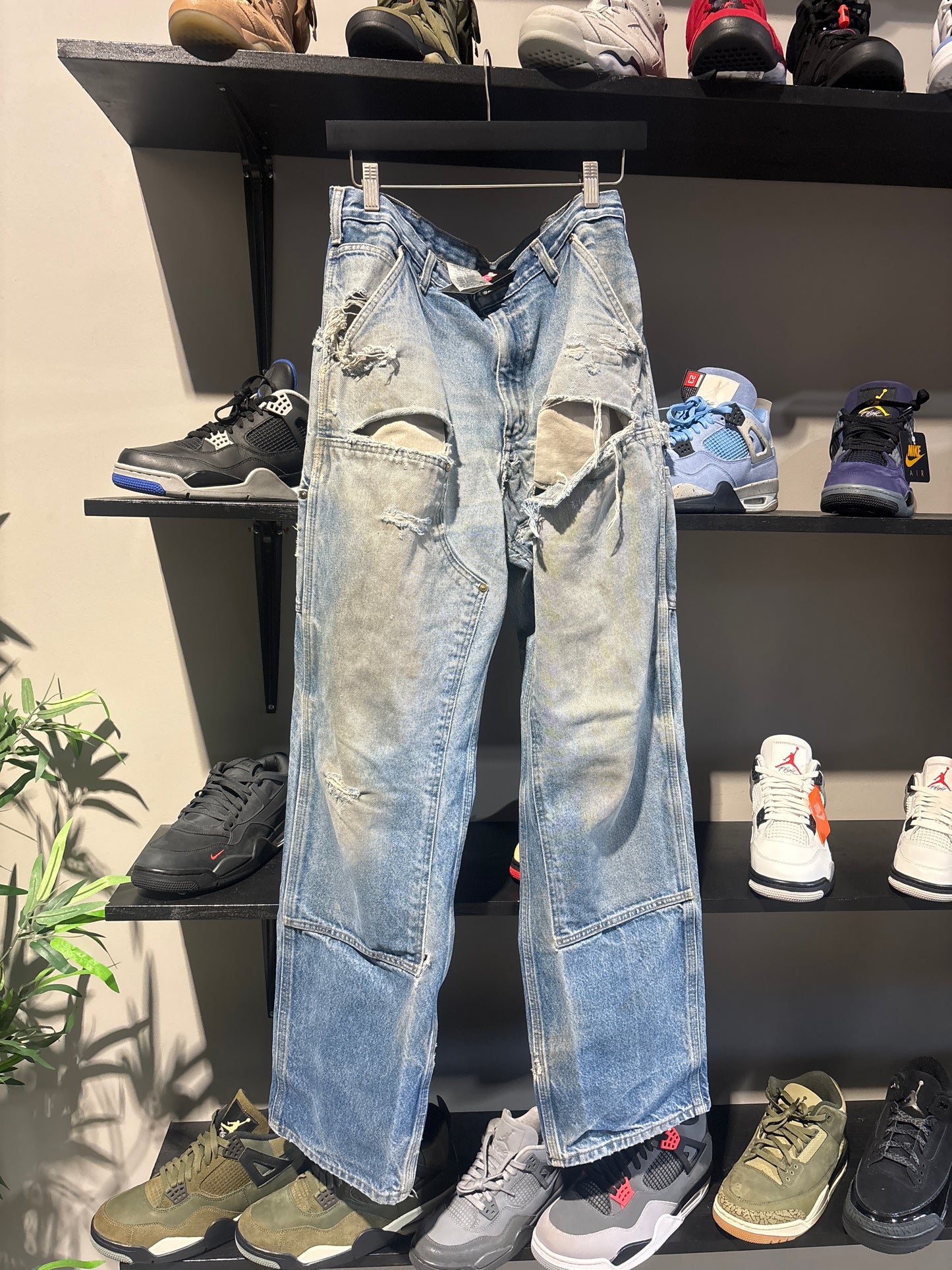 Vintage Carhartt Distressed Double Knee Denim Sz34