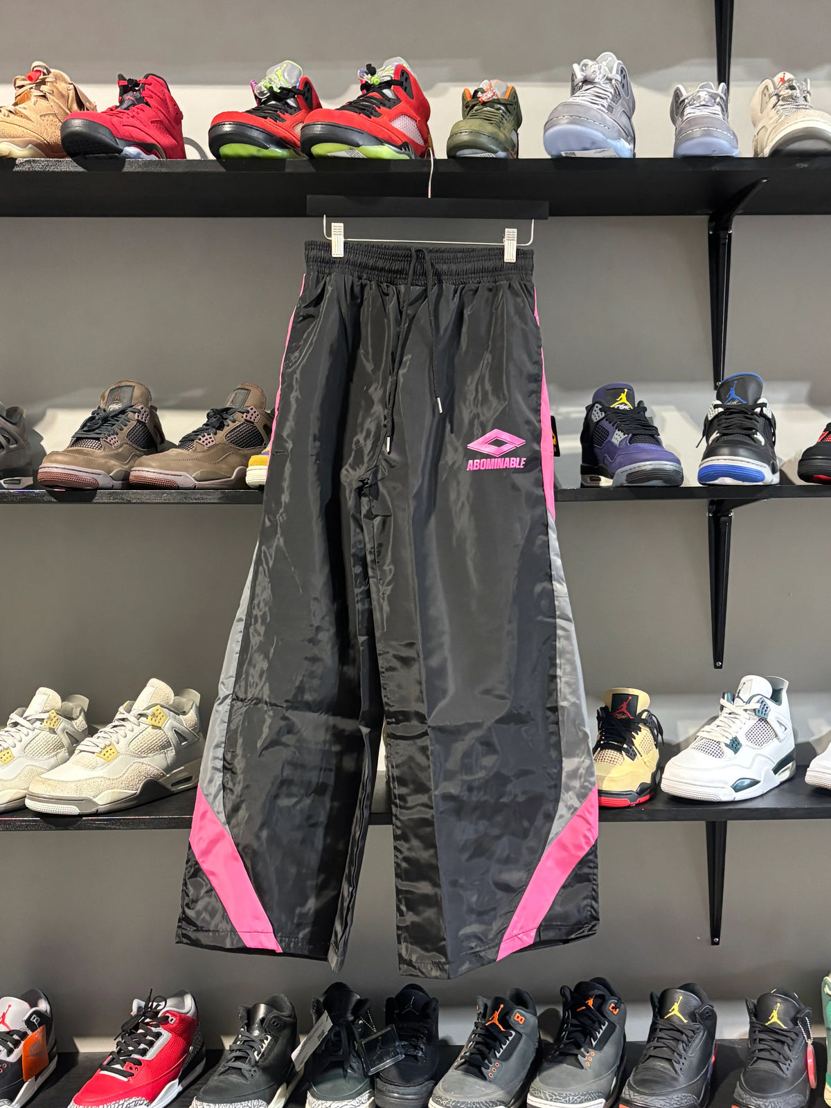 Abominable Pink/Black/Grey Track Pants