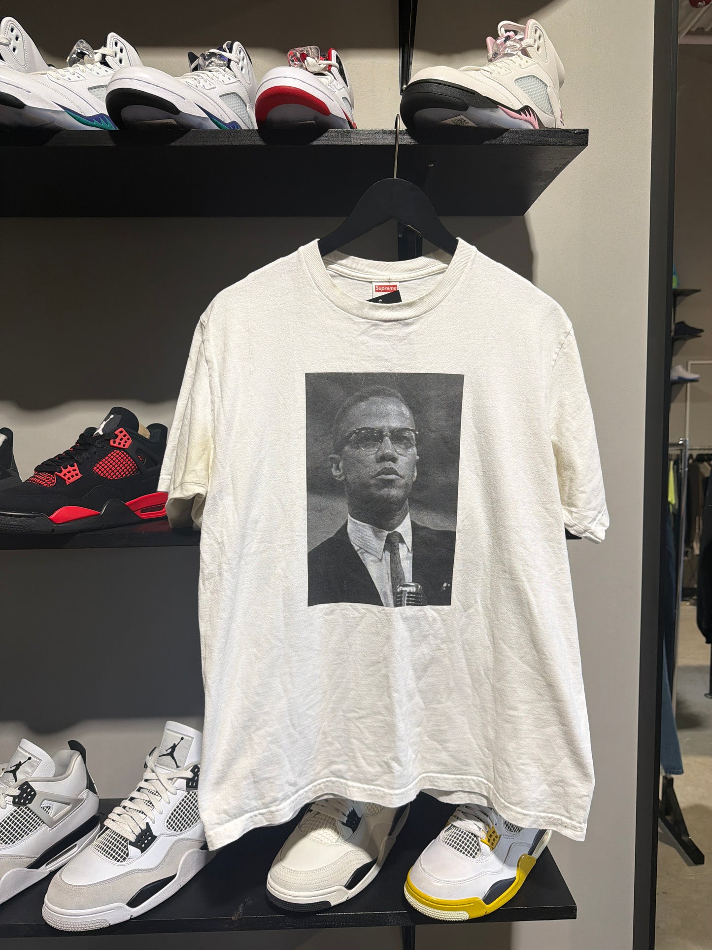 Supreme Malcom X Tee White Sz M