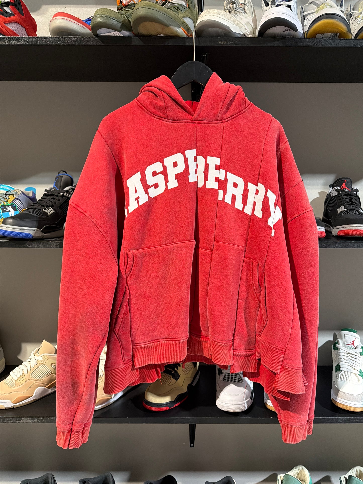 GV Gallery Red Reconstructed Hoodie