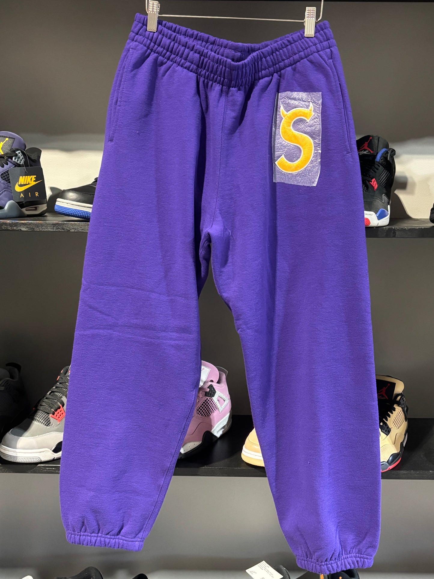 Purple/Yellow Supreme Devil S Sweats