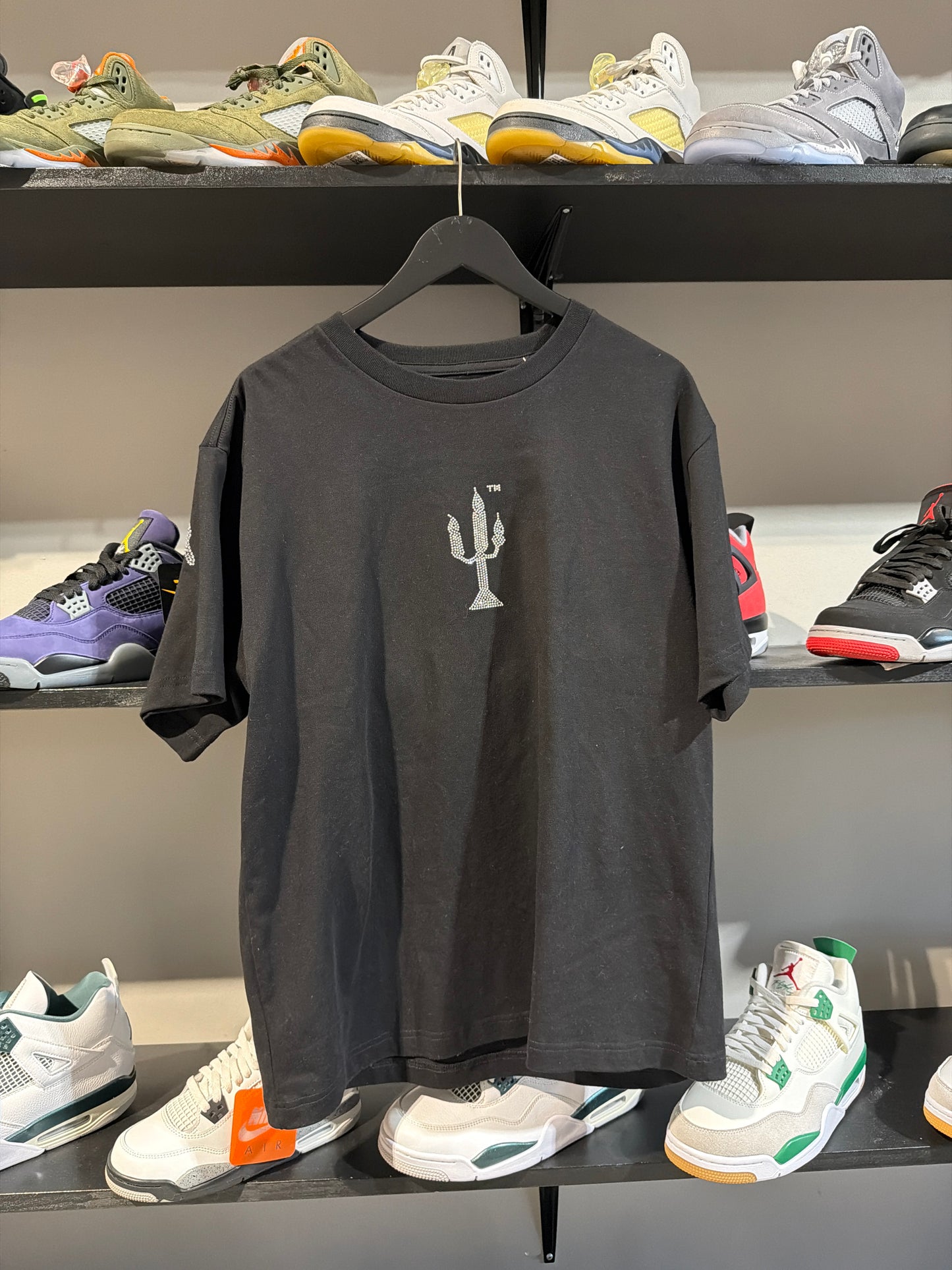 Sp5der x Virgil RHinestone Tee Sz M