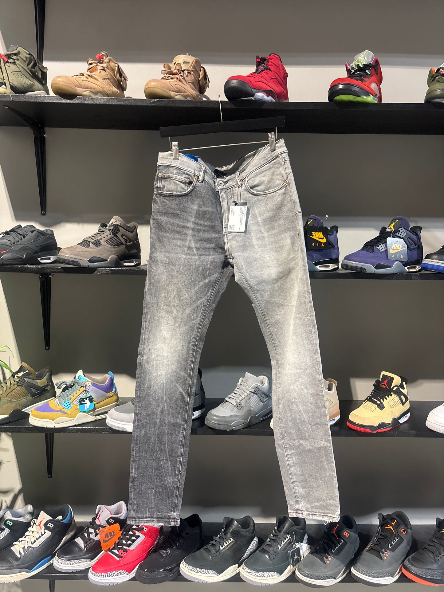 Purple Jeans Grey Black Label