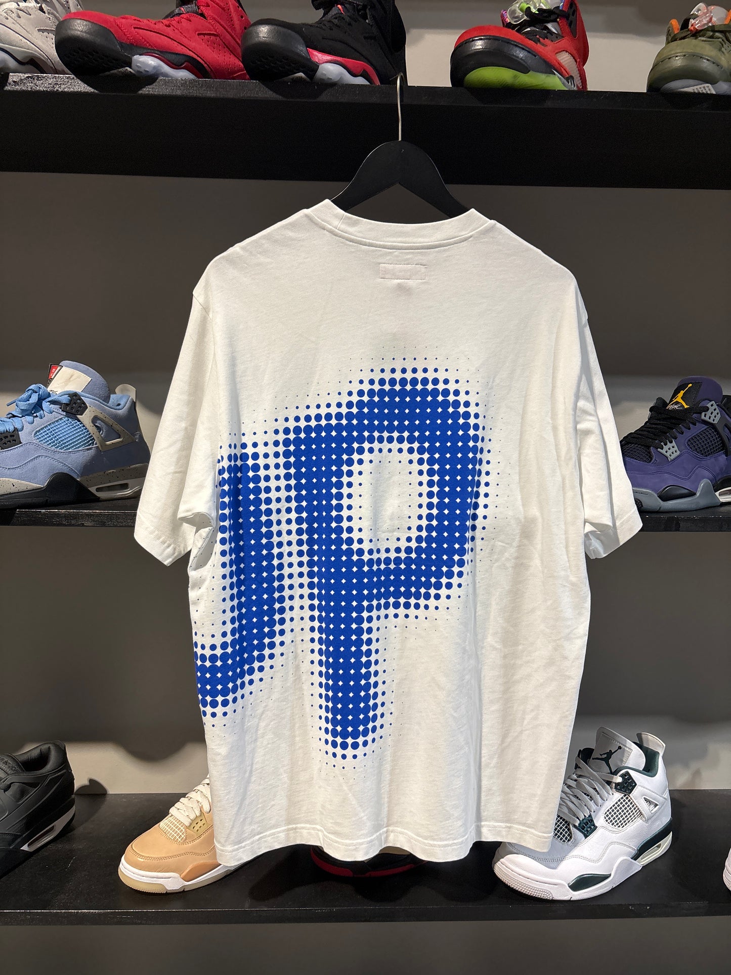 Supreme Halftone Tee White/Blue