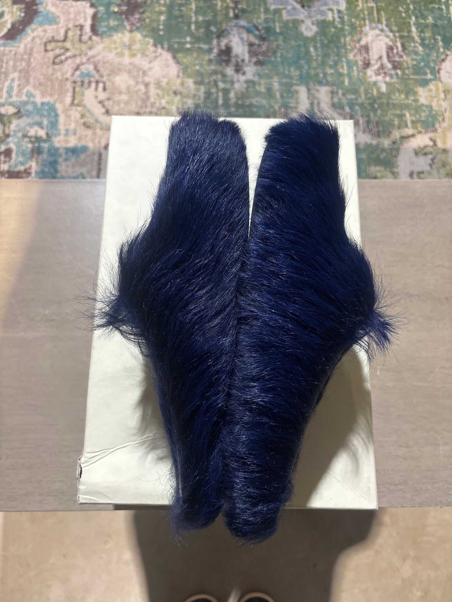 Marni Slide Navy Used Sz 8