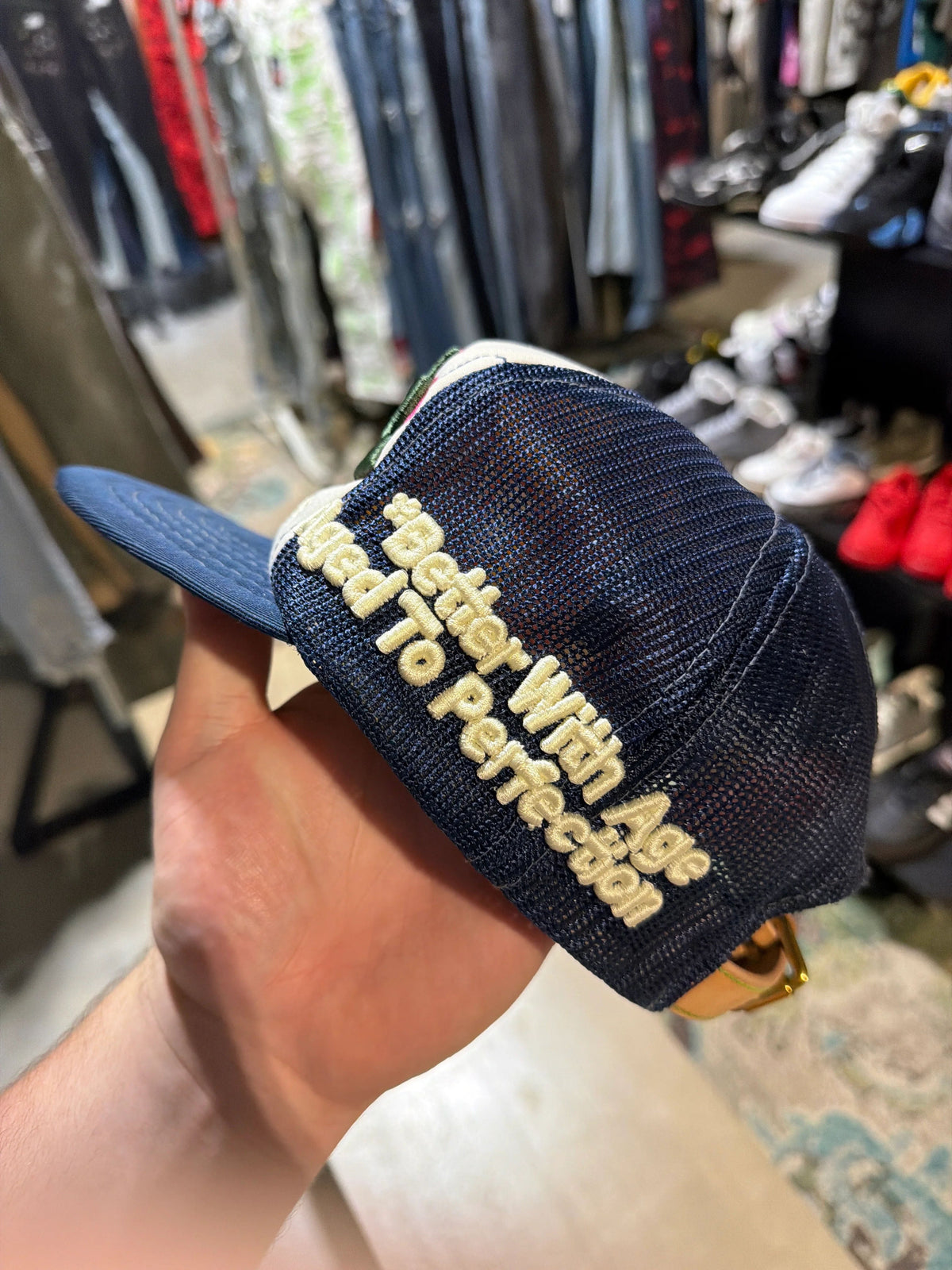 Better With Age Navy F*Ck Hat - Pre-Owned
