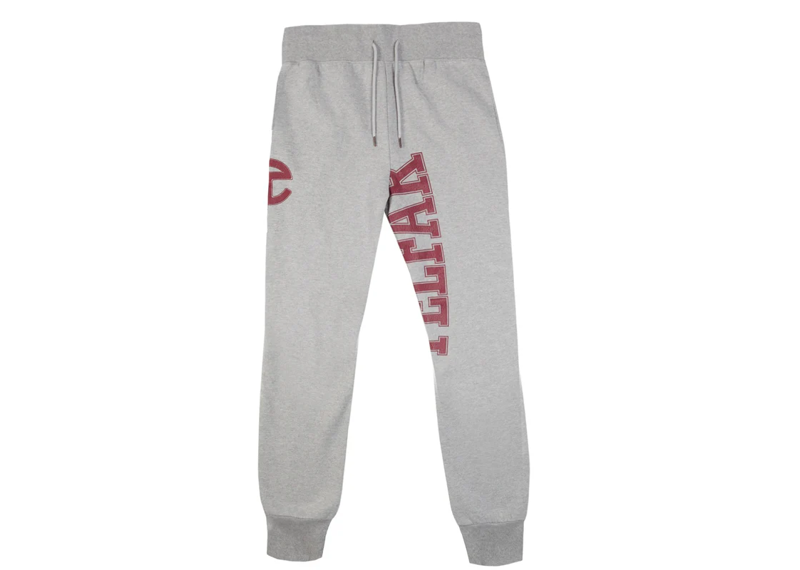grey/burgundy telfar jogger