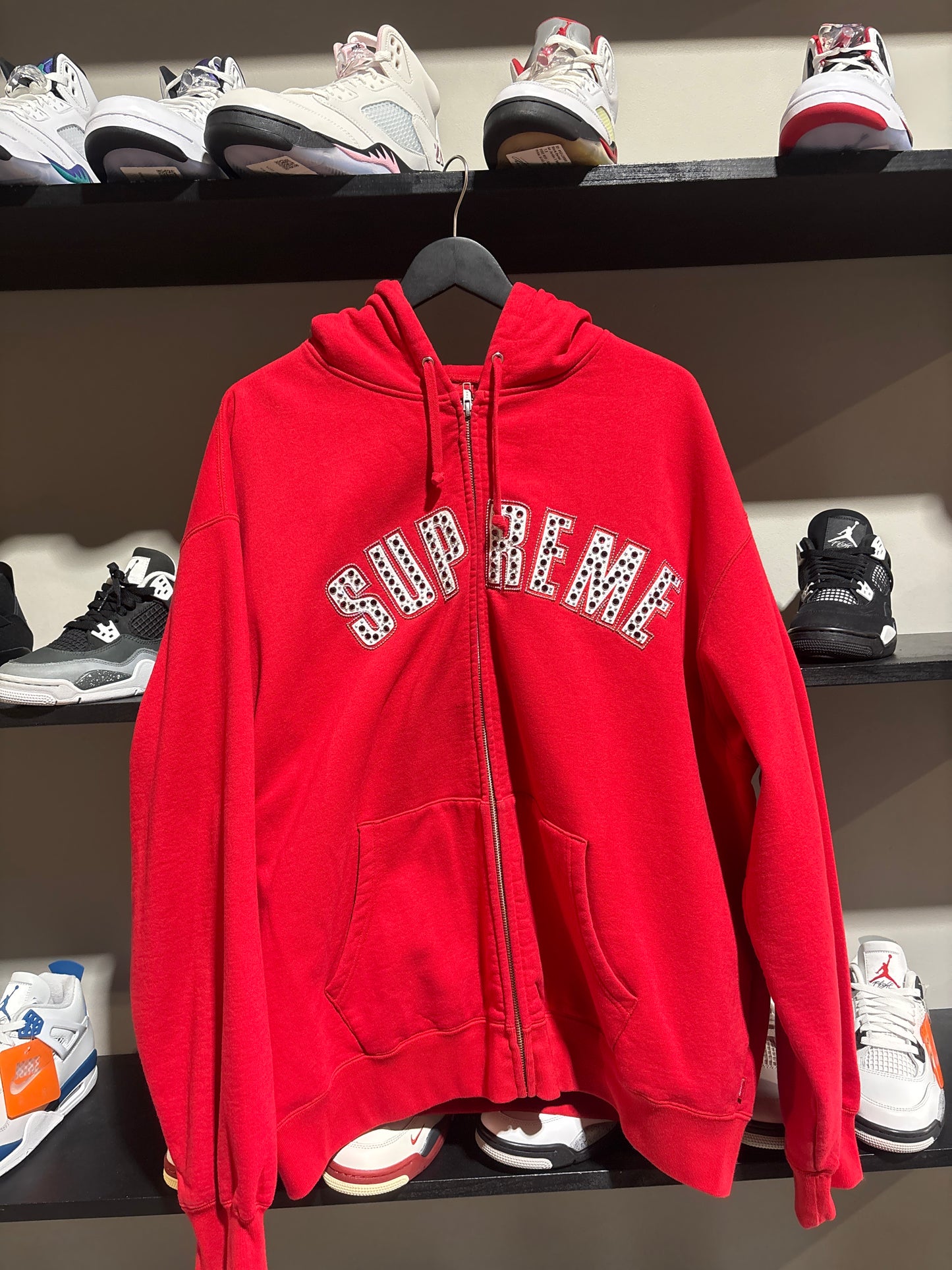 BB Simon Red Zipup Supreme Sz XL