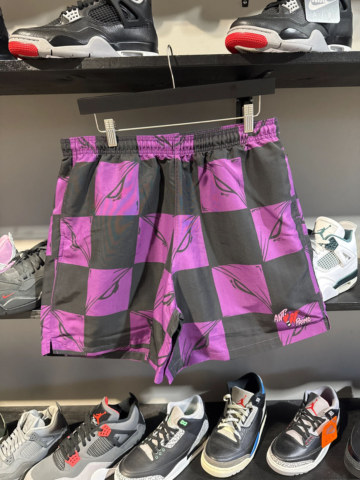 Anti Promo Purple/Black Shorts - Pre-Owned