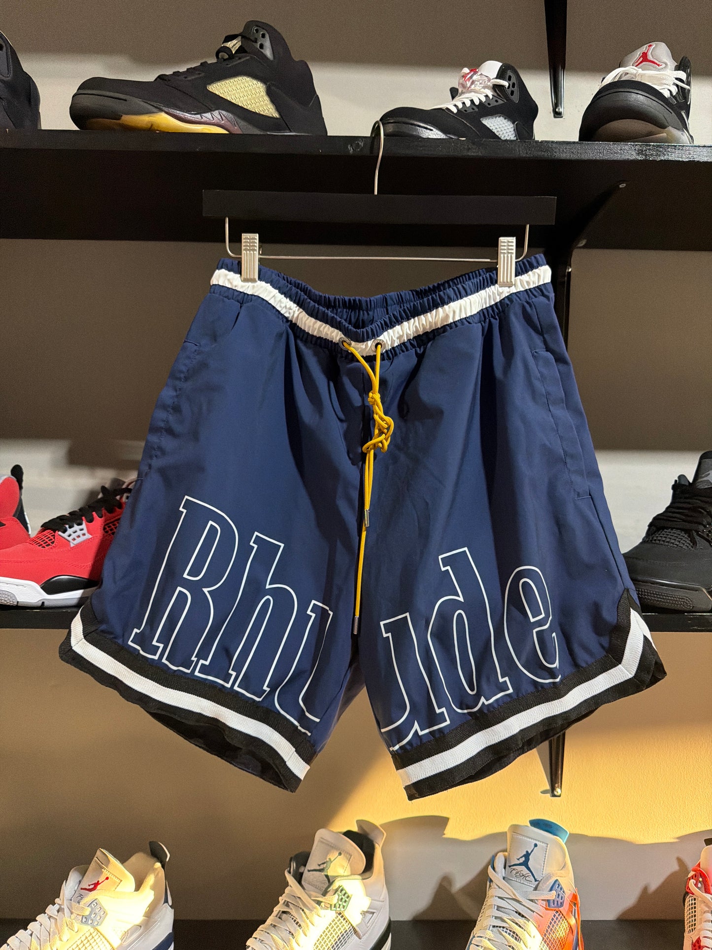 Rhude Shorts Navy/Black/White