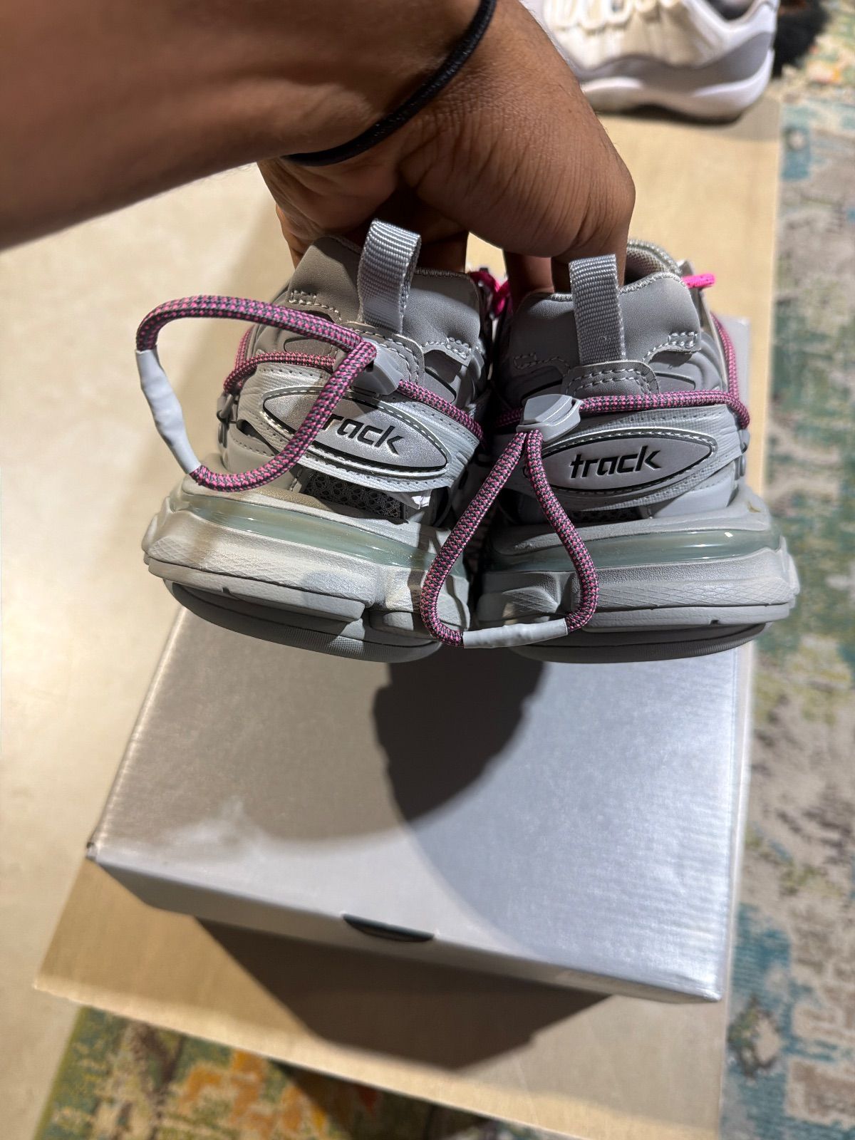 Balenciaga Track Sneaker Grey/Pink - Pre-Owned