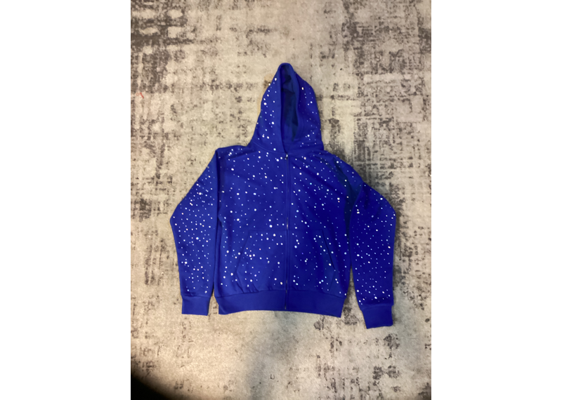 Sac Racing Blue Rhinestone Jacket