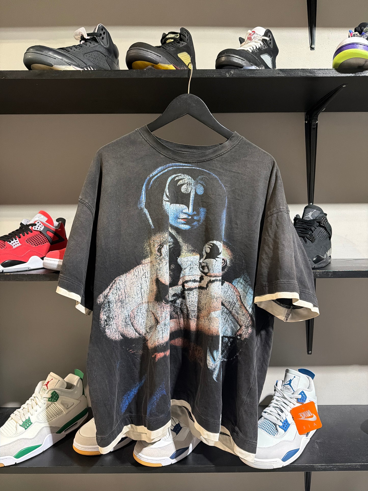 Vale Kiss Baby Ringer Tee Sz XXL