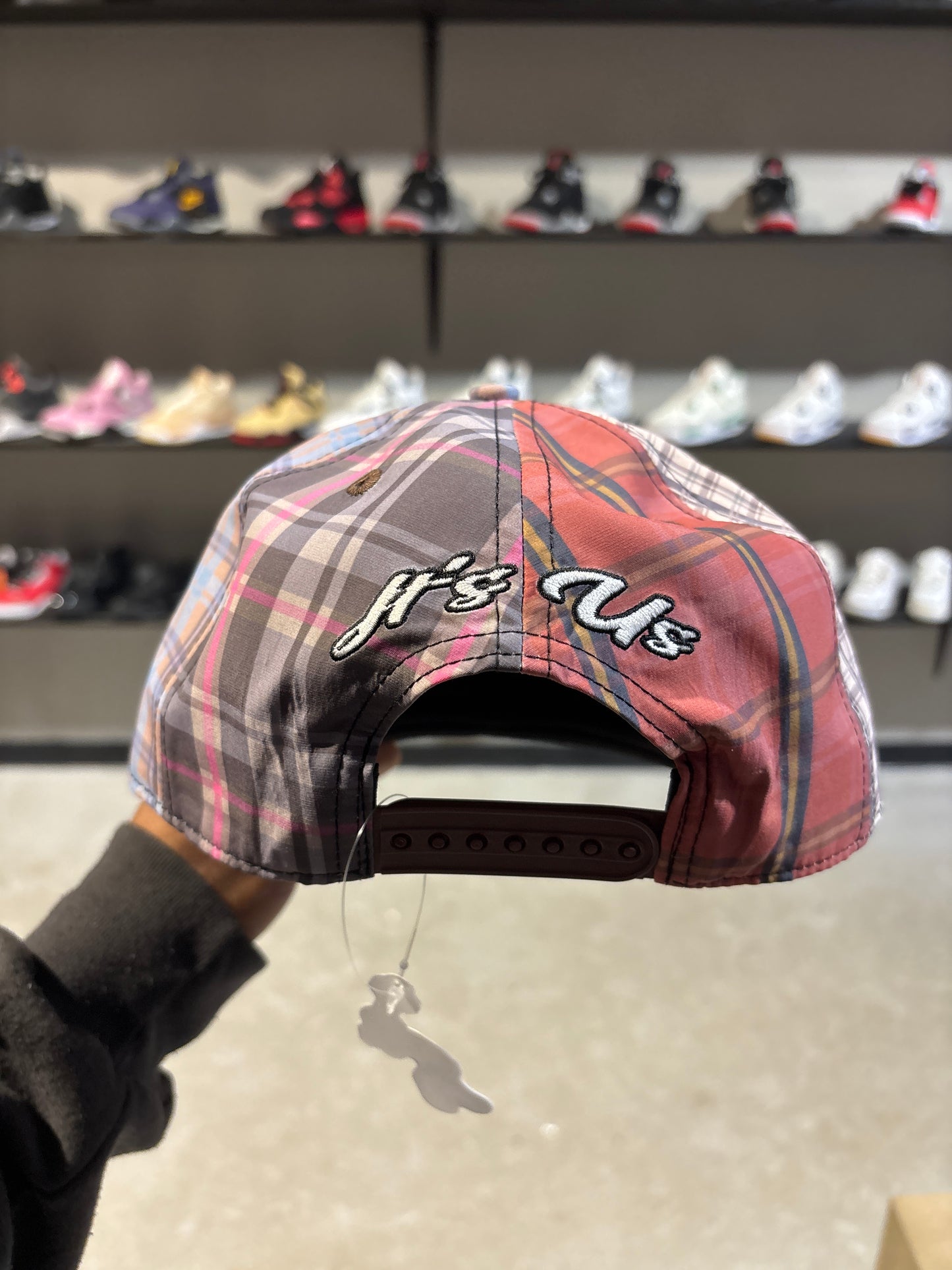 Concrete Flannel Snapback