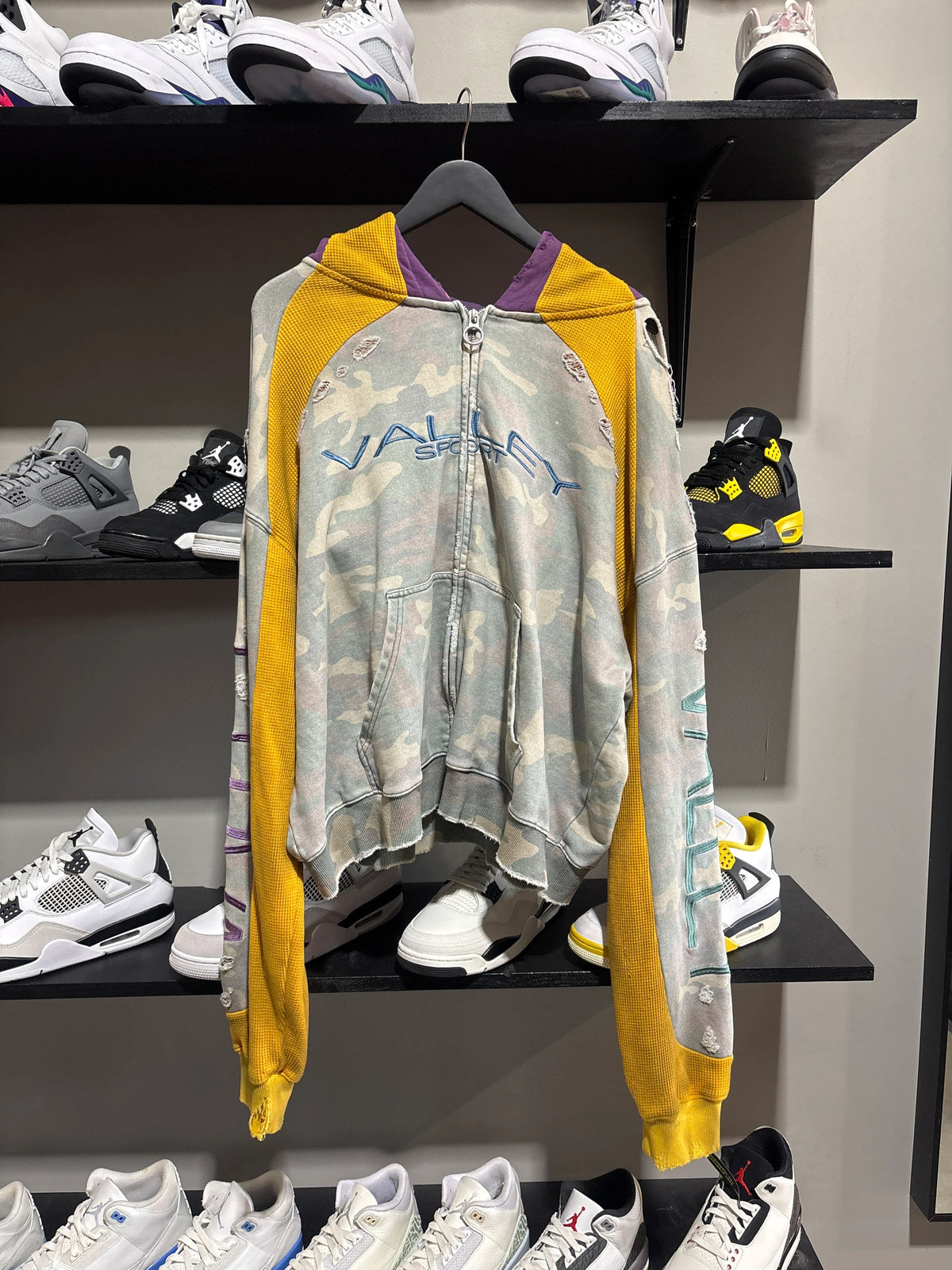 Vale Valley Sport Purple/Yellow/Camo Zipup
