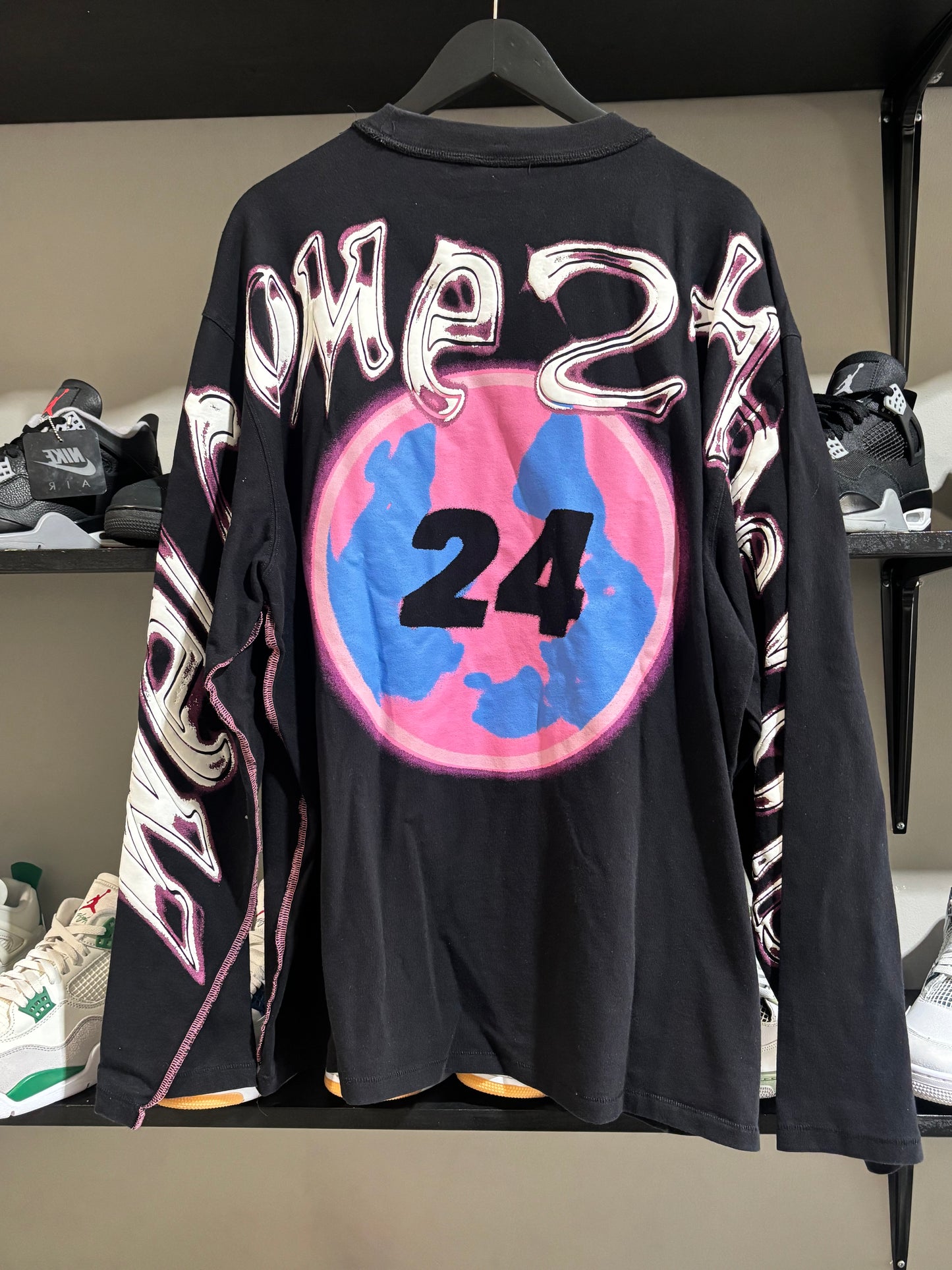 Heron Preston HM Black/Pink Longsleeve