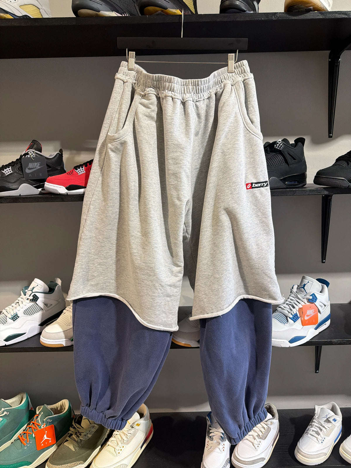 Gv Gallery Grey/Navy Baggy Sweats