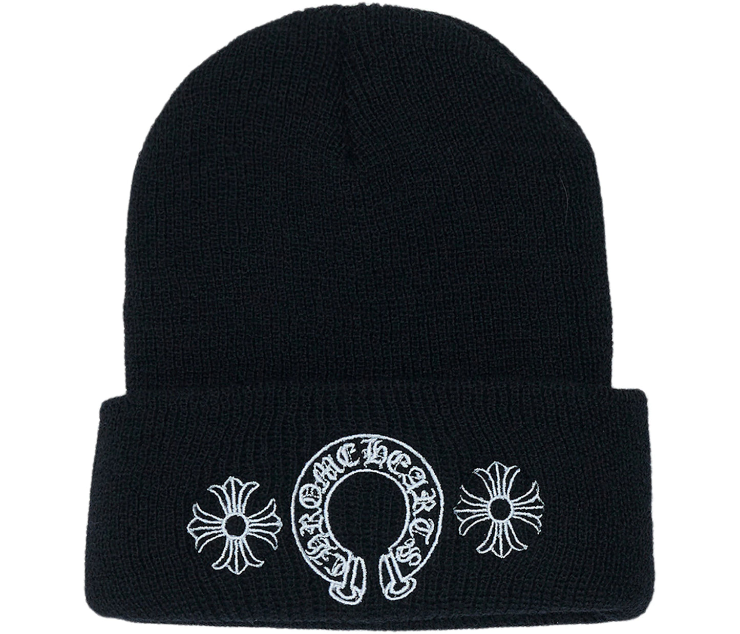 Chrome Hearts Horse Shoe Beanie Black