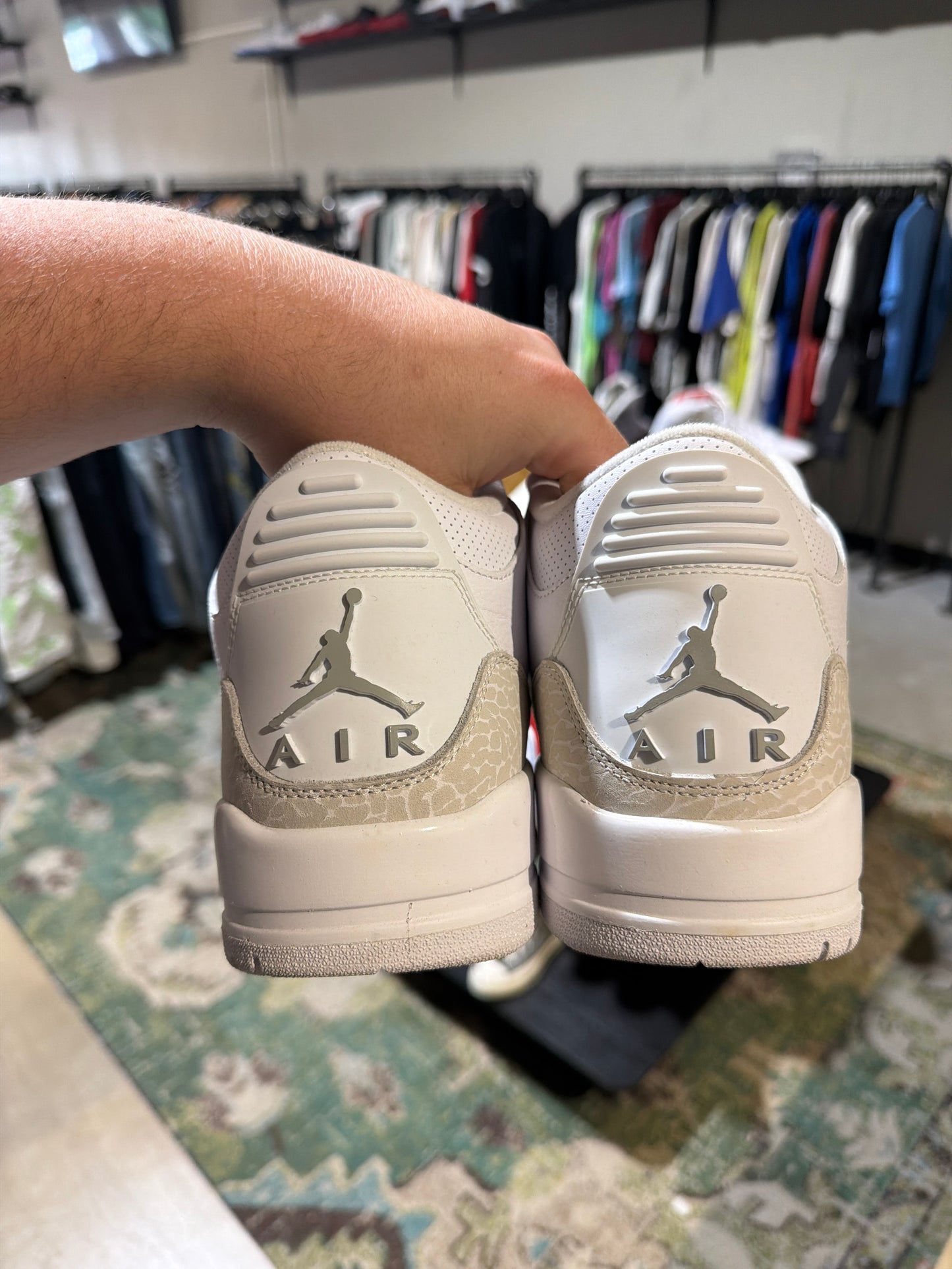 Jordan 3 Pure Money Used Sz 13