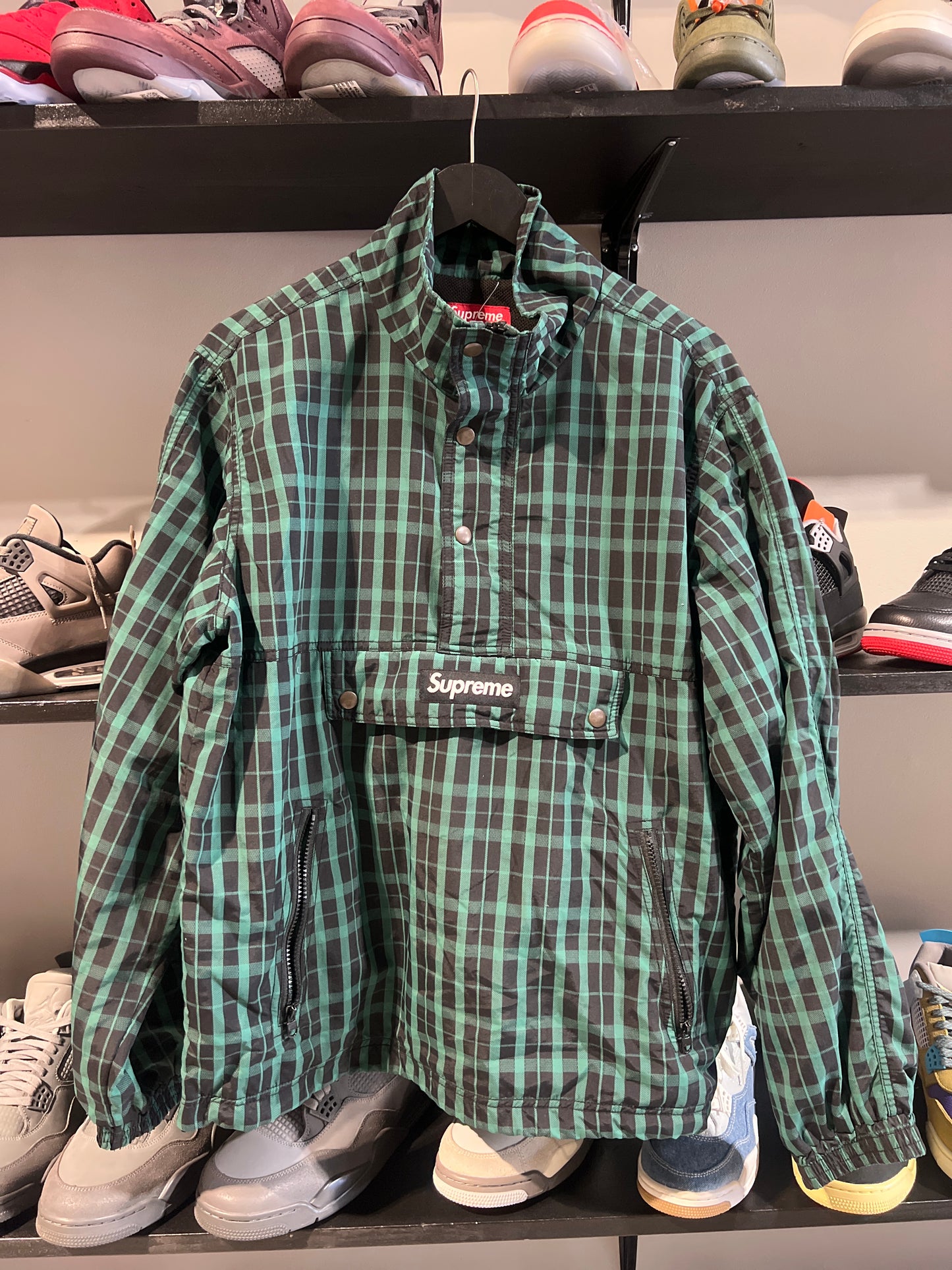 Supreme Green Plaid Jacket