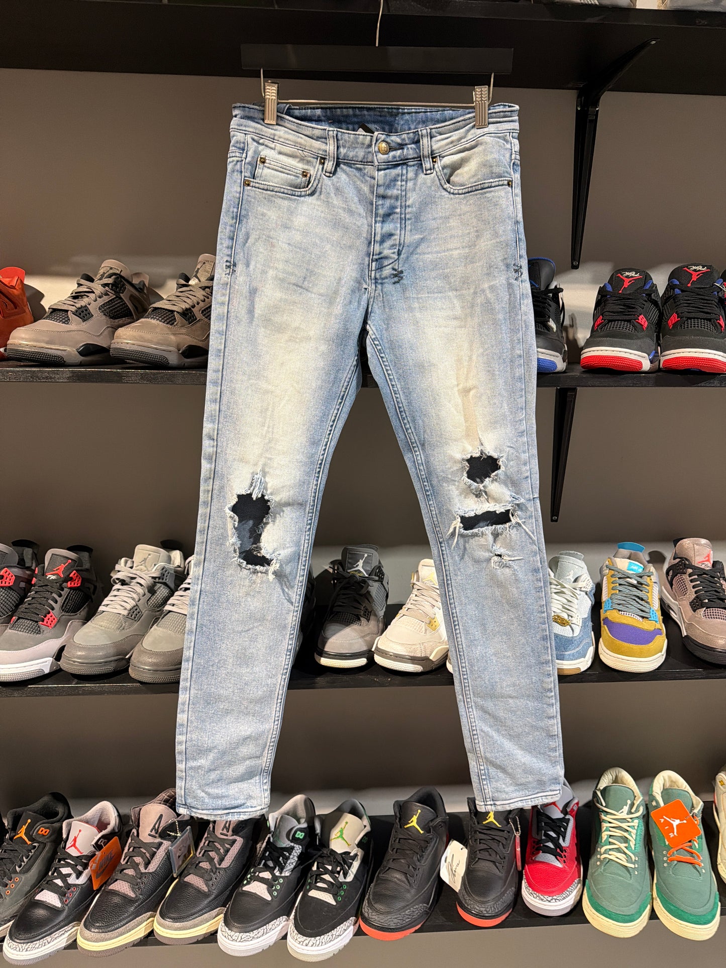 Ksubi light wash blowout denim sz 29