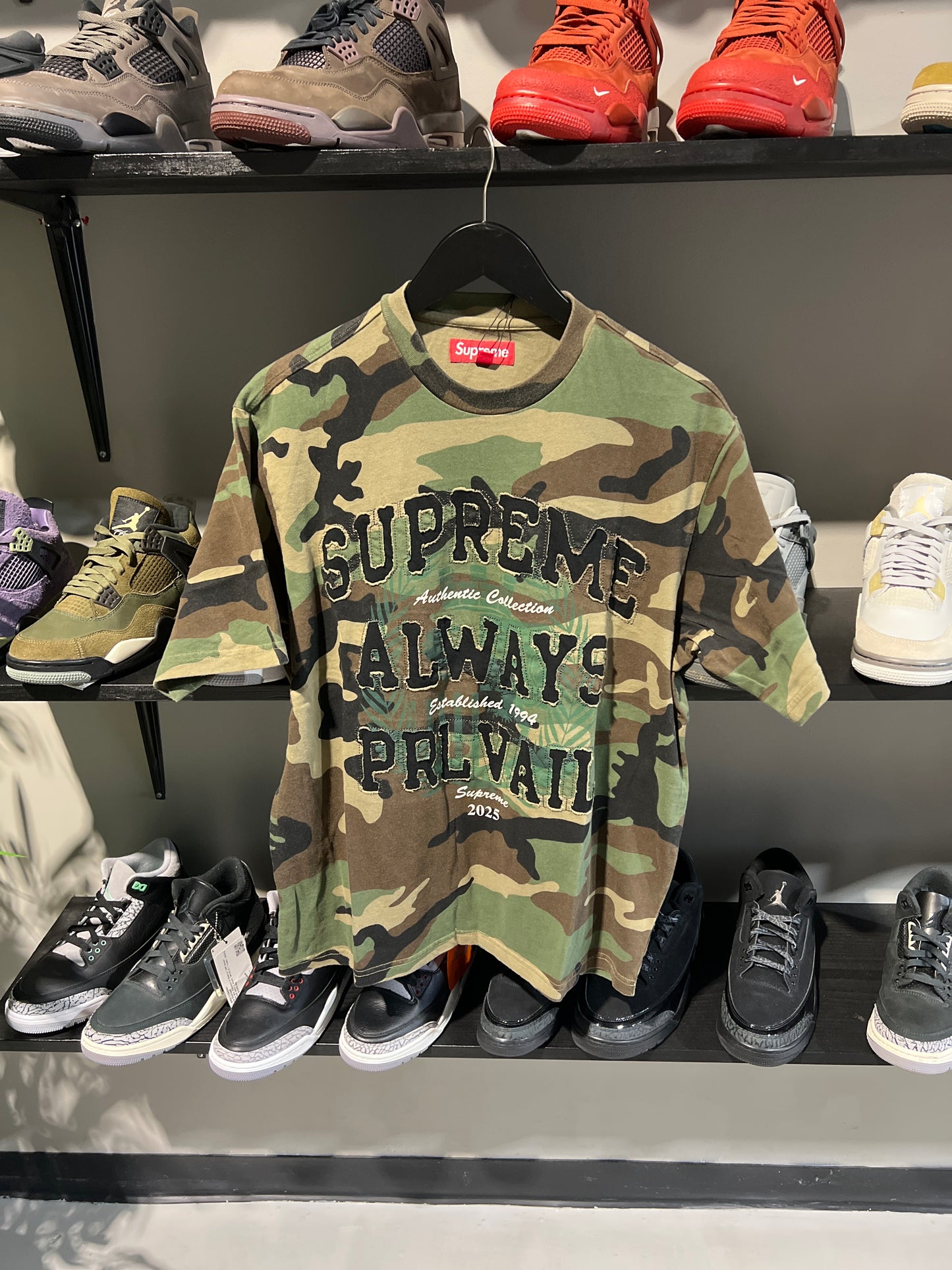 Supreme Always Prevail Camo Tee