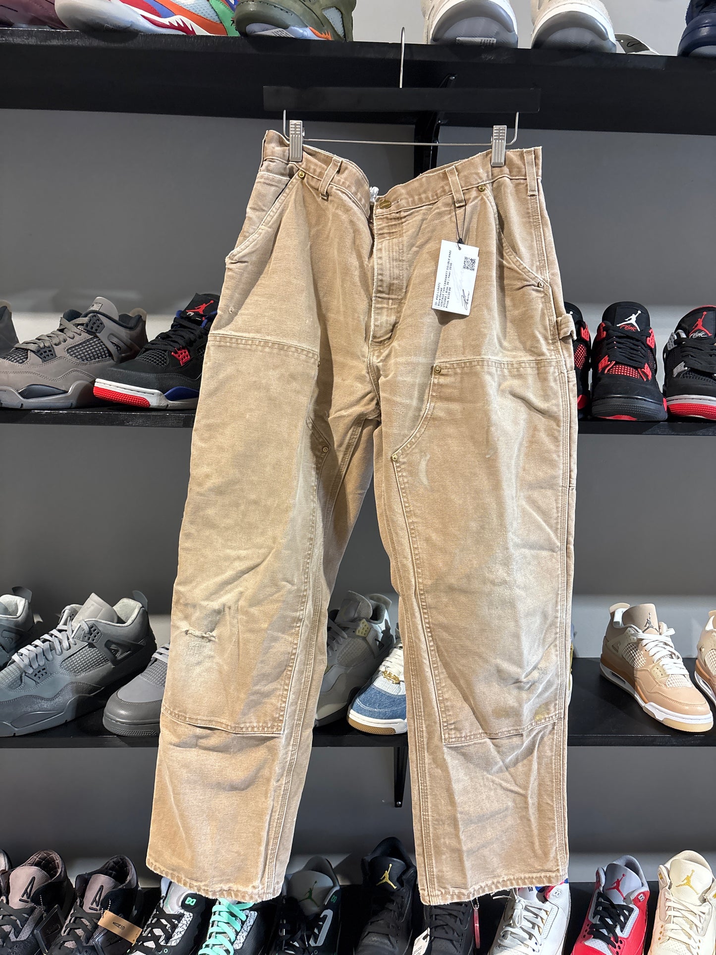 VINTAGE TAN CARHARTT DOUBLE KNEES 6