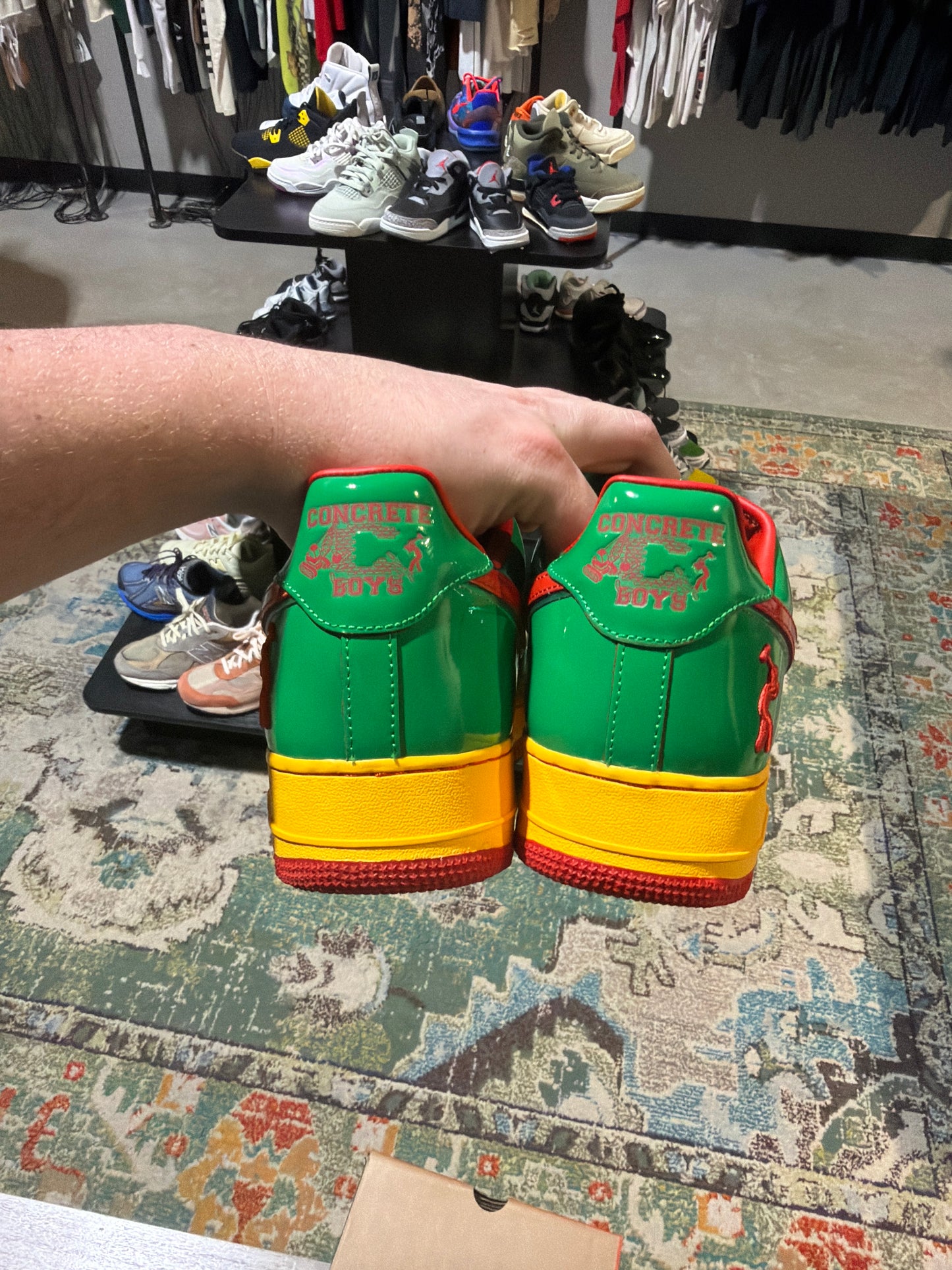 CONCRETE BOYS LUCKY GREEN FORCE USED SZ 12.5