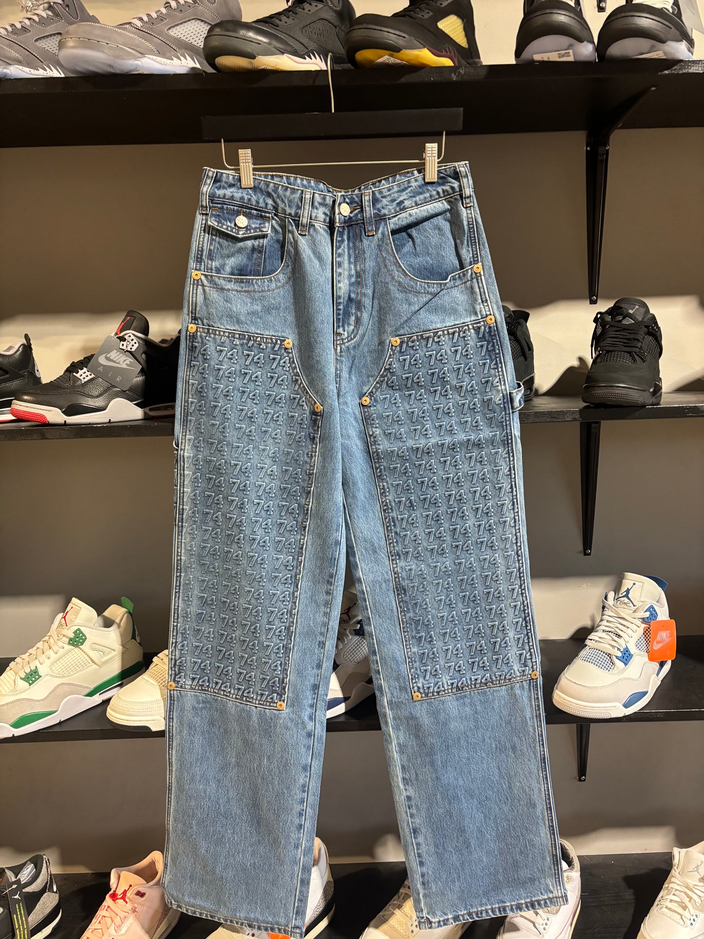 74 Is War Denim Double Knees