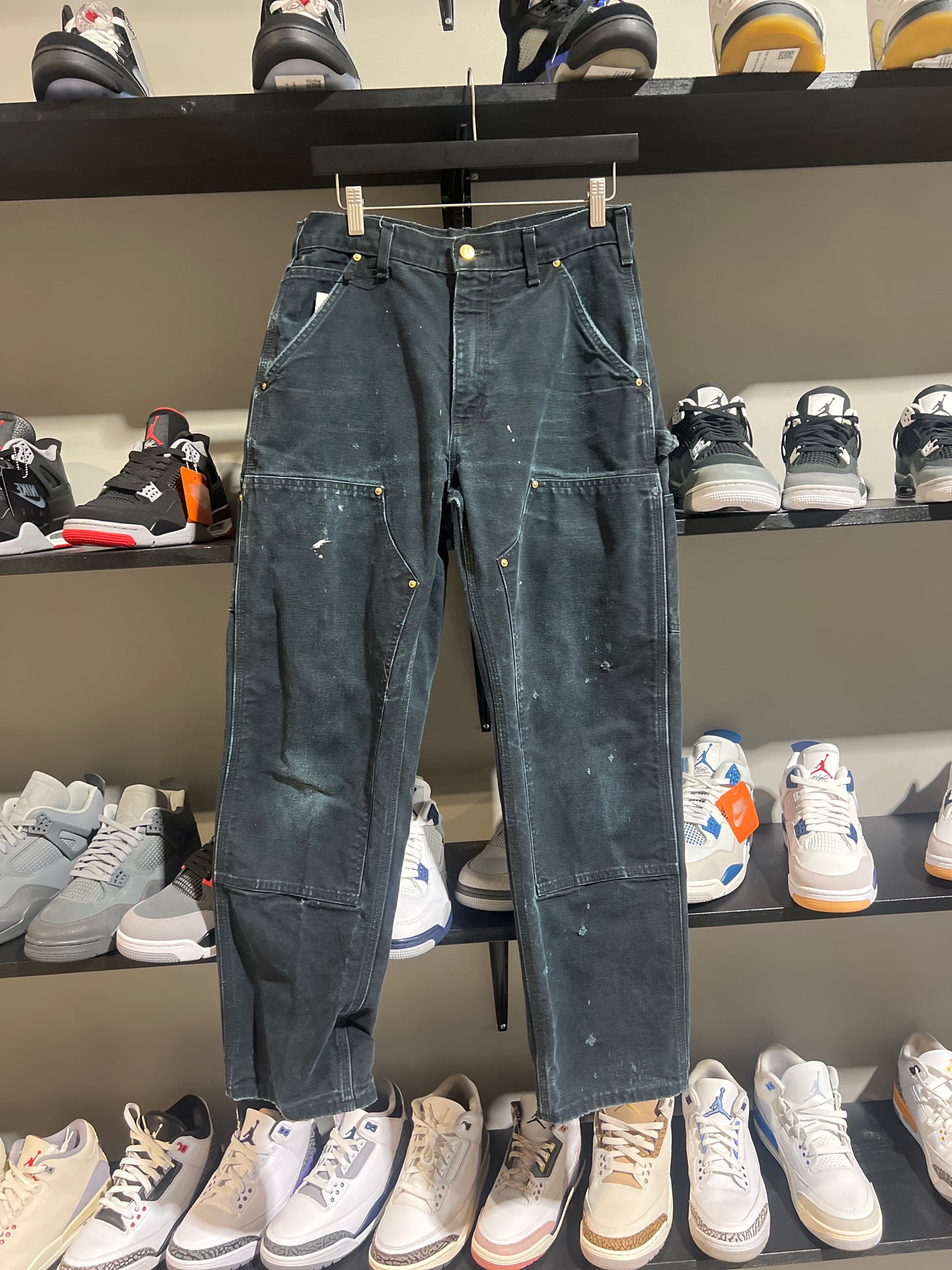 Vintage navy carhartt double knees 1