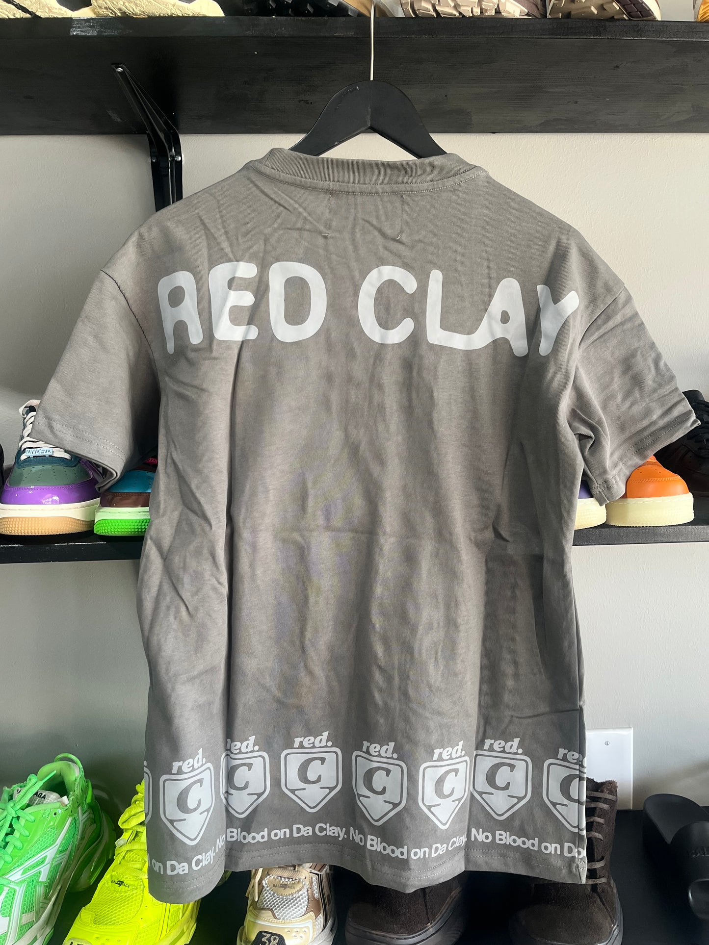 Red Clay NBODC Heavyweight T-Shirt - Grey