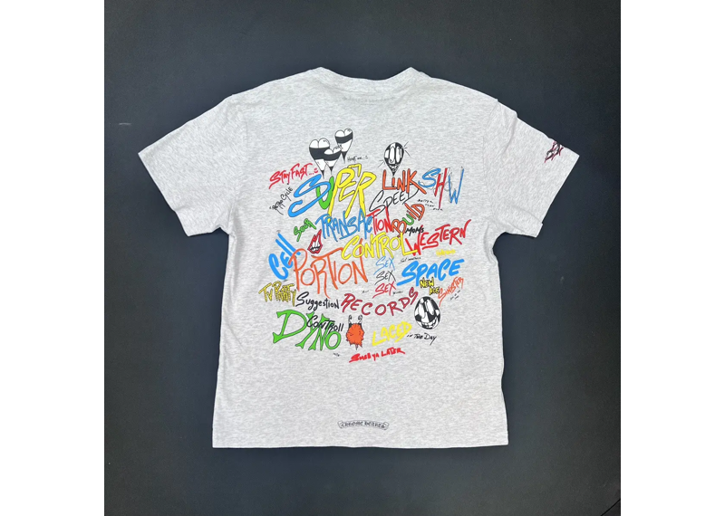 Chrome Hearts Matty Boy Brain Grey Tee