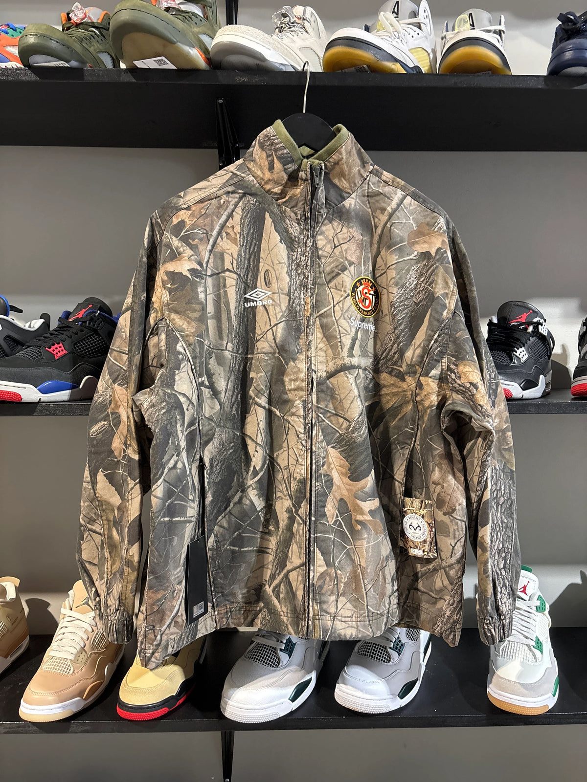 Supreme X Umbro Camo Zipup Track Jacket
