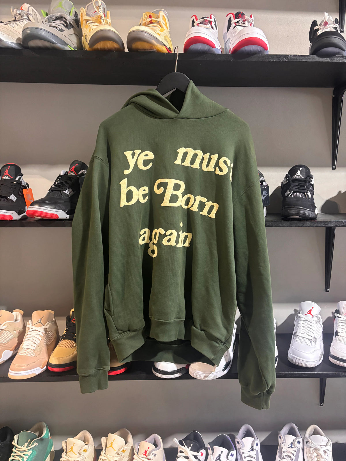 Cpfm Ye Must Be Born Again Green Hoodie - Pre-Owned