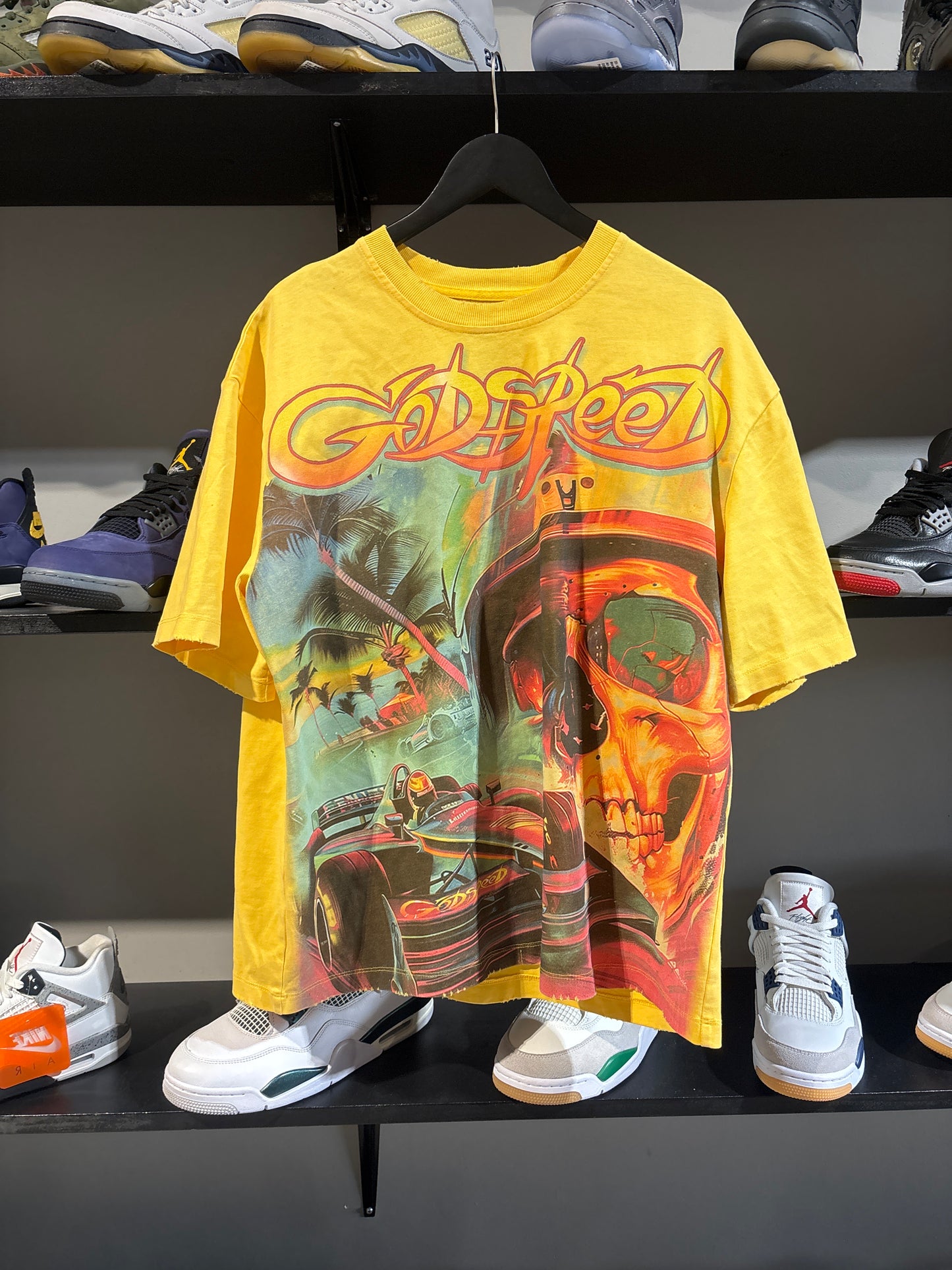 GodSpeed Yellow Racing Tee