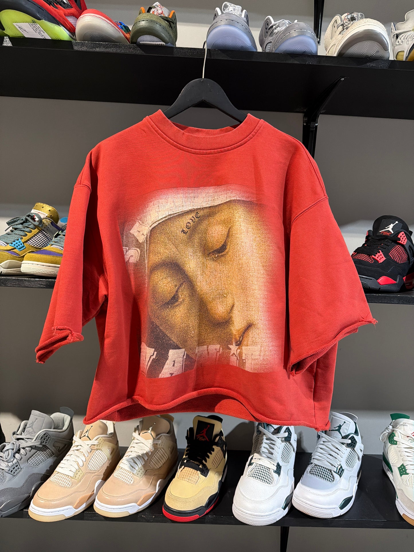 Saint Vanity Oversized Red Face Sz L