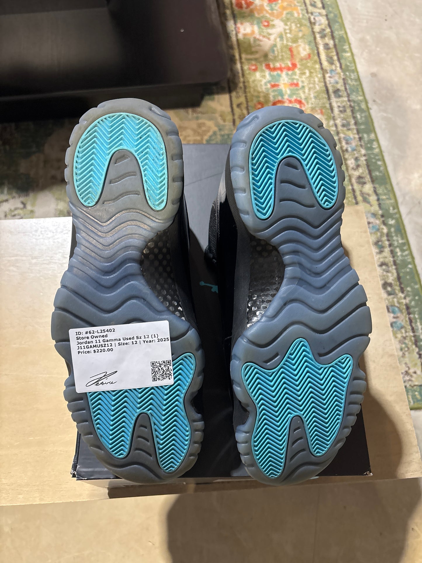 Jordan 11 Gamma Used Sz 12 (1)