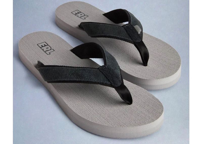 Erl Grey/Black Flip Flop