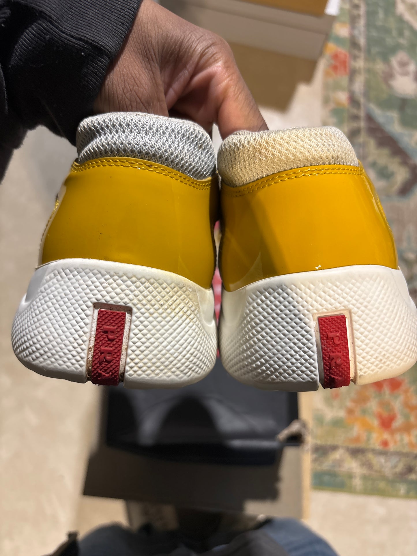 Prada Cup Yellow Used Sz 10.5