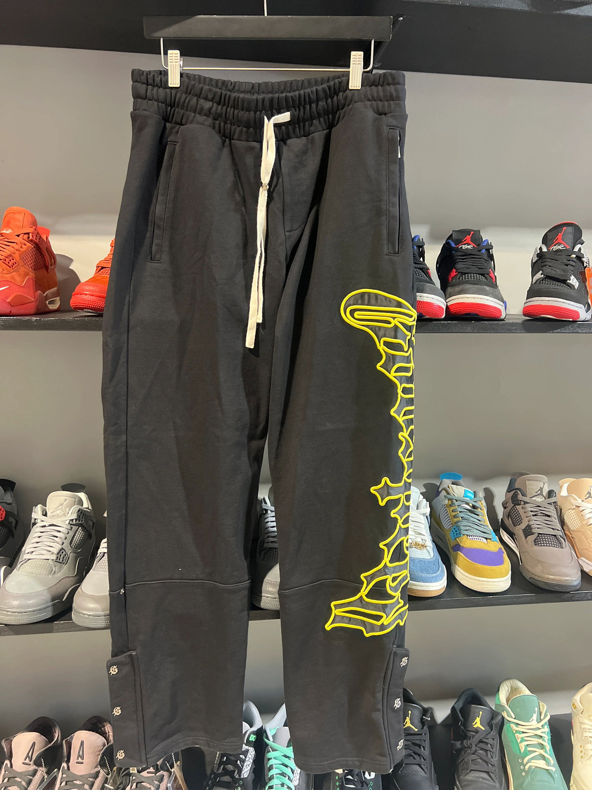 God Speed Yellow And Black Sweatpants
