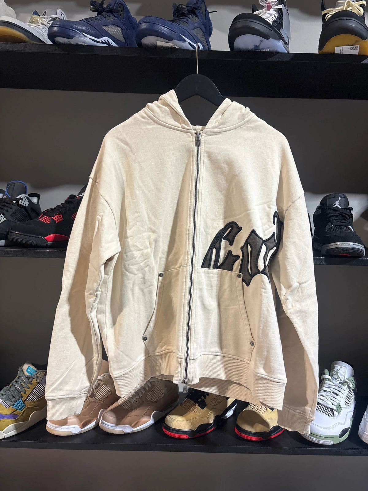 Godspeed Og Logo Zipup Cream Brolive