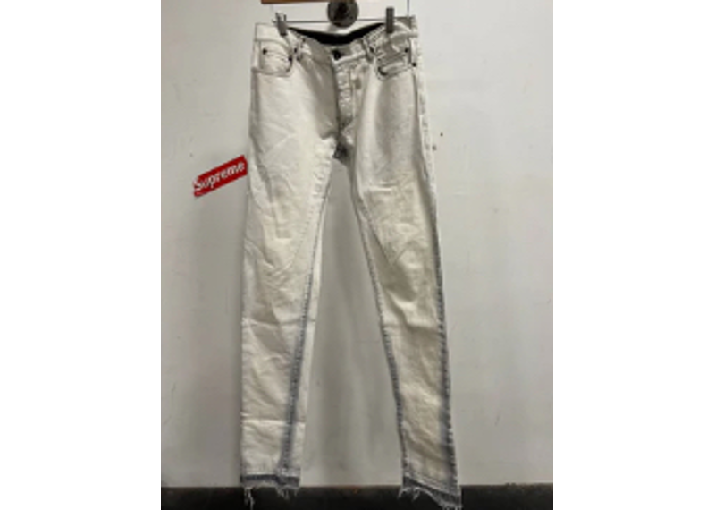 RICK OWENS Bleached jeans