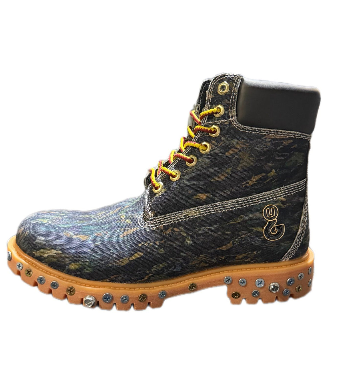 Greedy Unit Denim Screw Boots