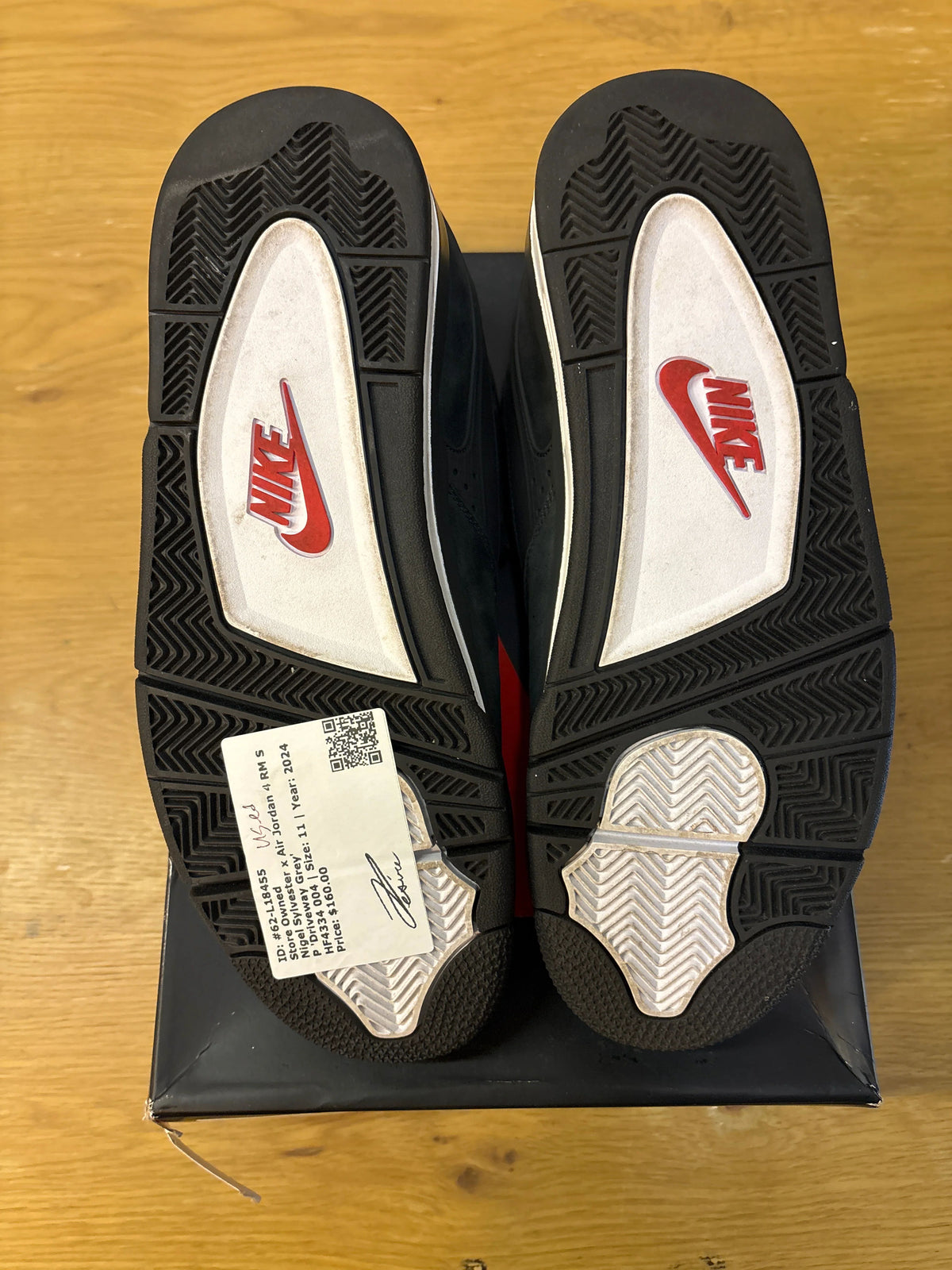 Jordan 4 RM SP Nigel Sylvester Driveway Grey - Pre-Owned