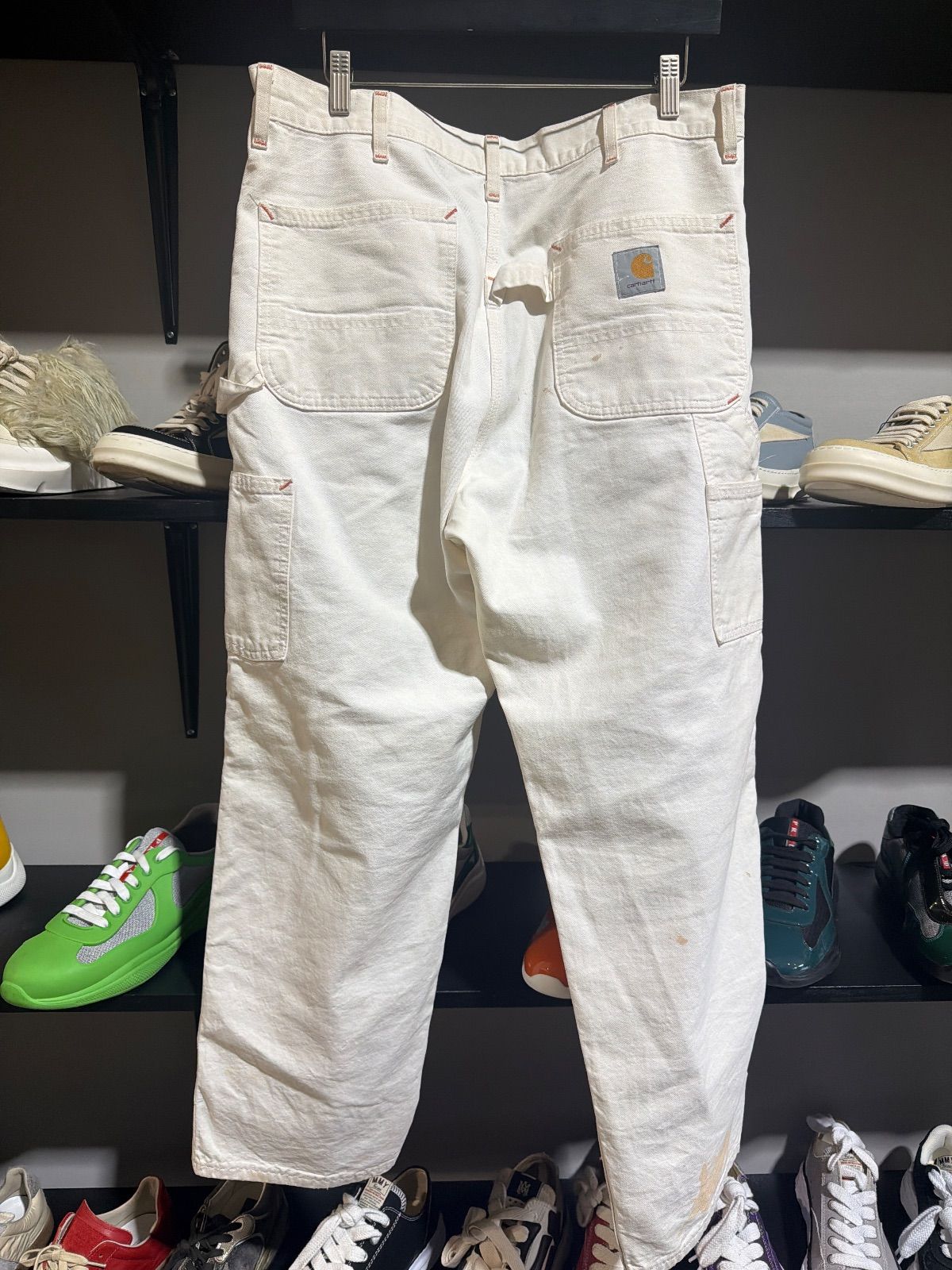 Vintage Carhartt White Painter Double Knees - Vintage