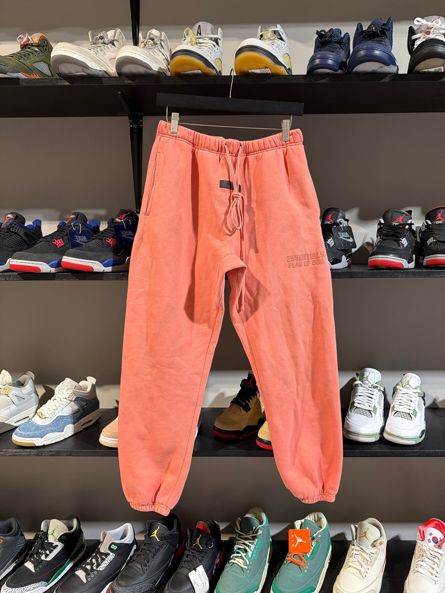 Essentials coral sweatpants szM