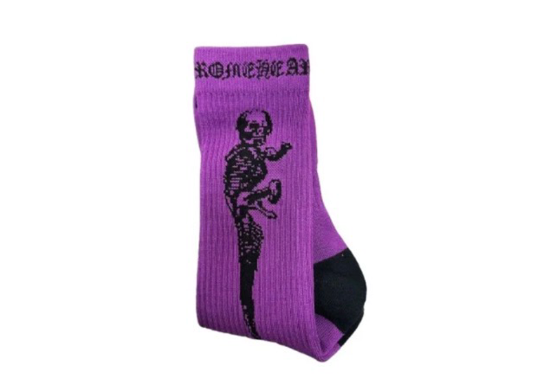 Chrome Hearts Foti Purple/Black Socks