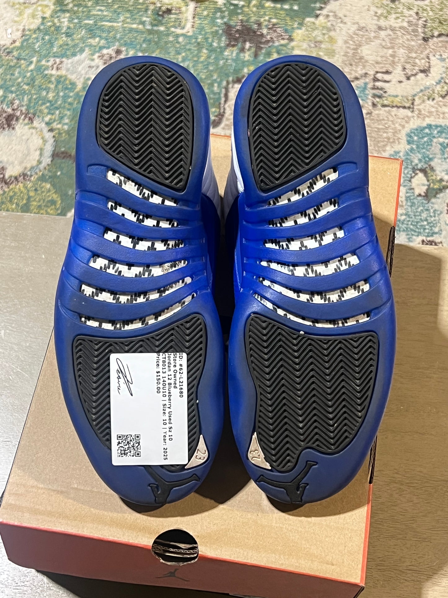 Jordan 12 Blueberry Used Sz 10