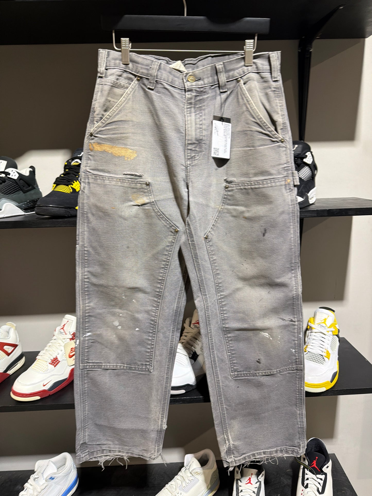 Grey Carhartt Double Knee Sz 31